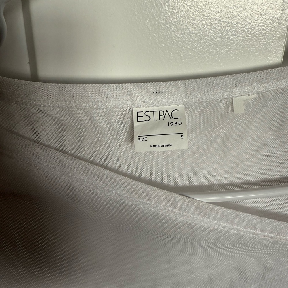 Pacsun Mesh White Top